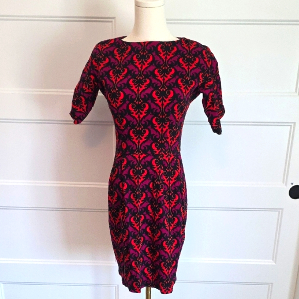 ASOS Red and Black Mini Dress